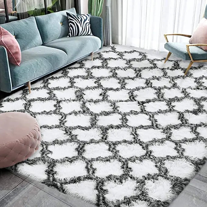 Large Shag Area Rugs Super Soft Plush Fluffy Carpets 5x7