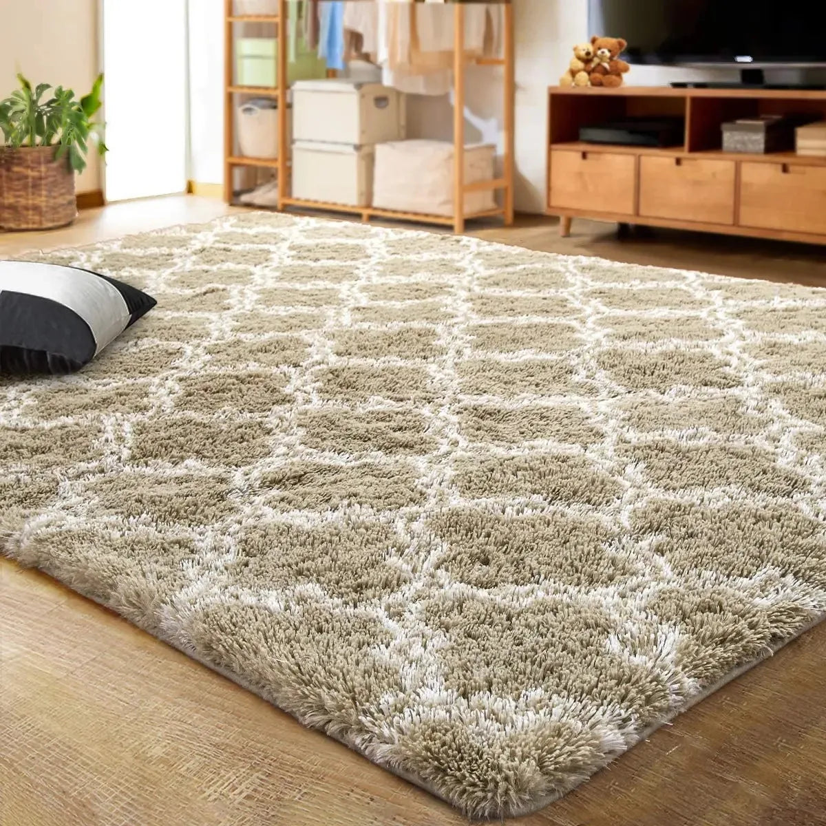 Large Shag Area Rugs Super Soft Plush Fluffy Carpets 5x7