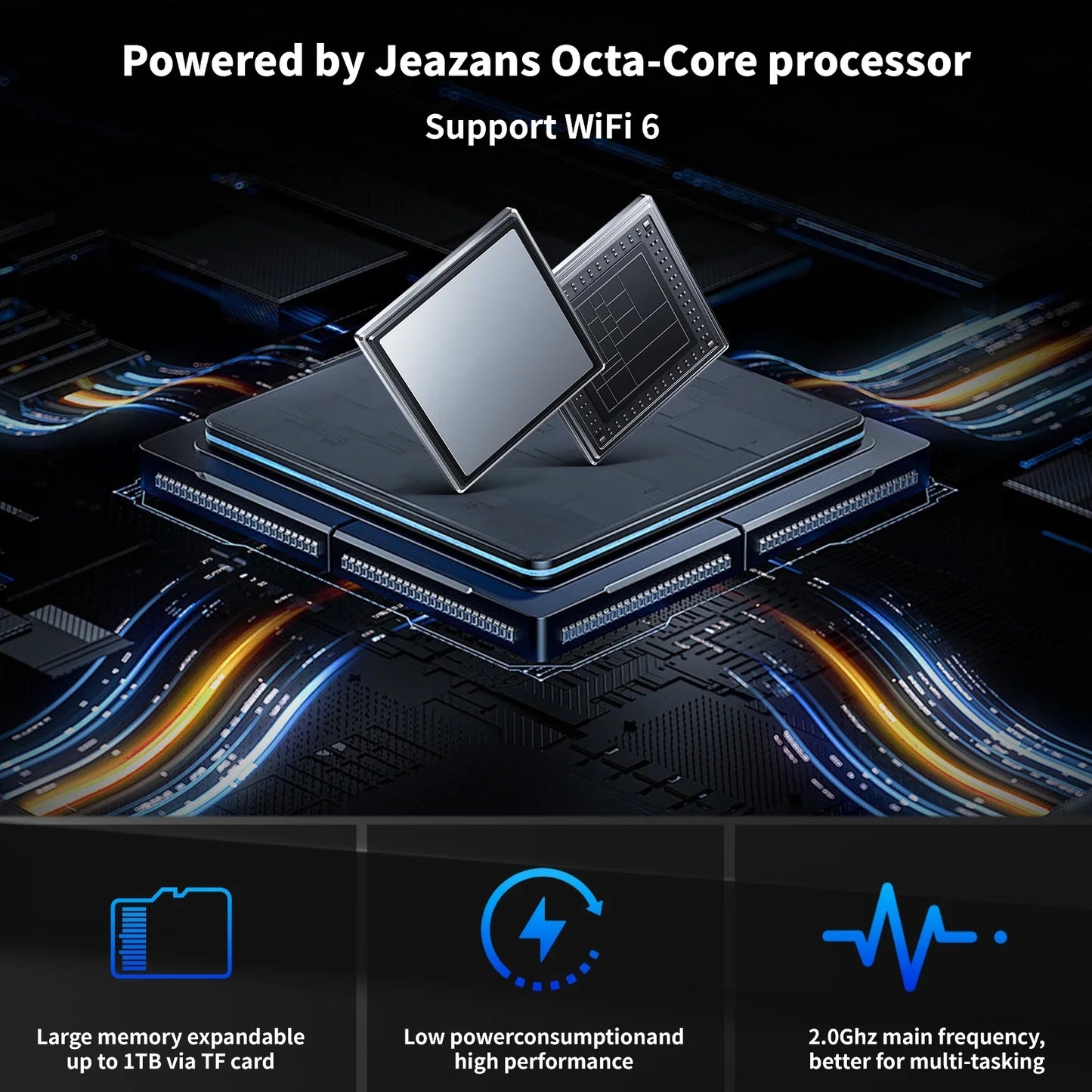 Android 14 10 Inch Tablet A523 Octa Core 8GB RAM 64GB ROM Face Unlocked Black with Keyboard and Mouse Set
