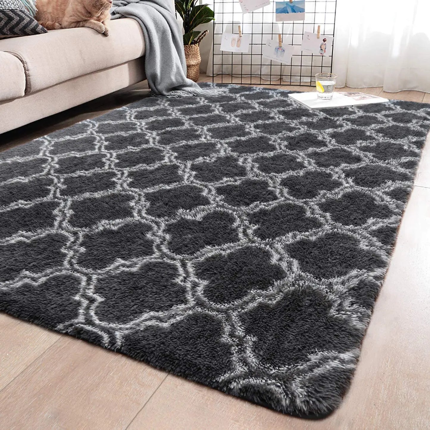 Large Shag Area Rugs Super Soft Plush Fluffy Carpets 5x7