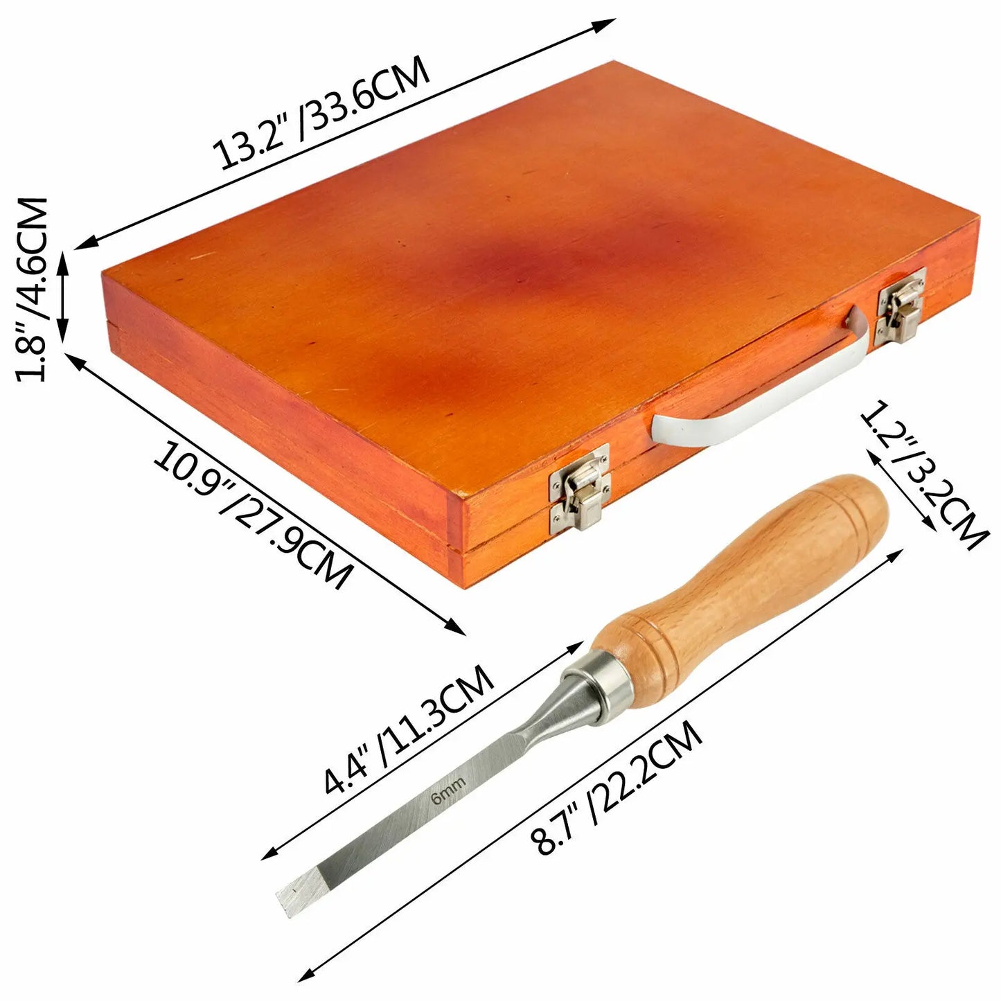 VEVOR 12Piece Wood Carving Hand Chisel Set for Woodturning and Woodworking Professional Gouges Carpentry Tools