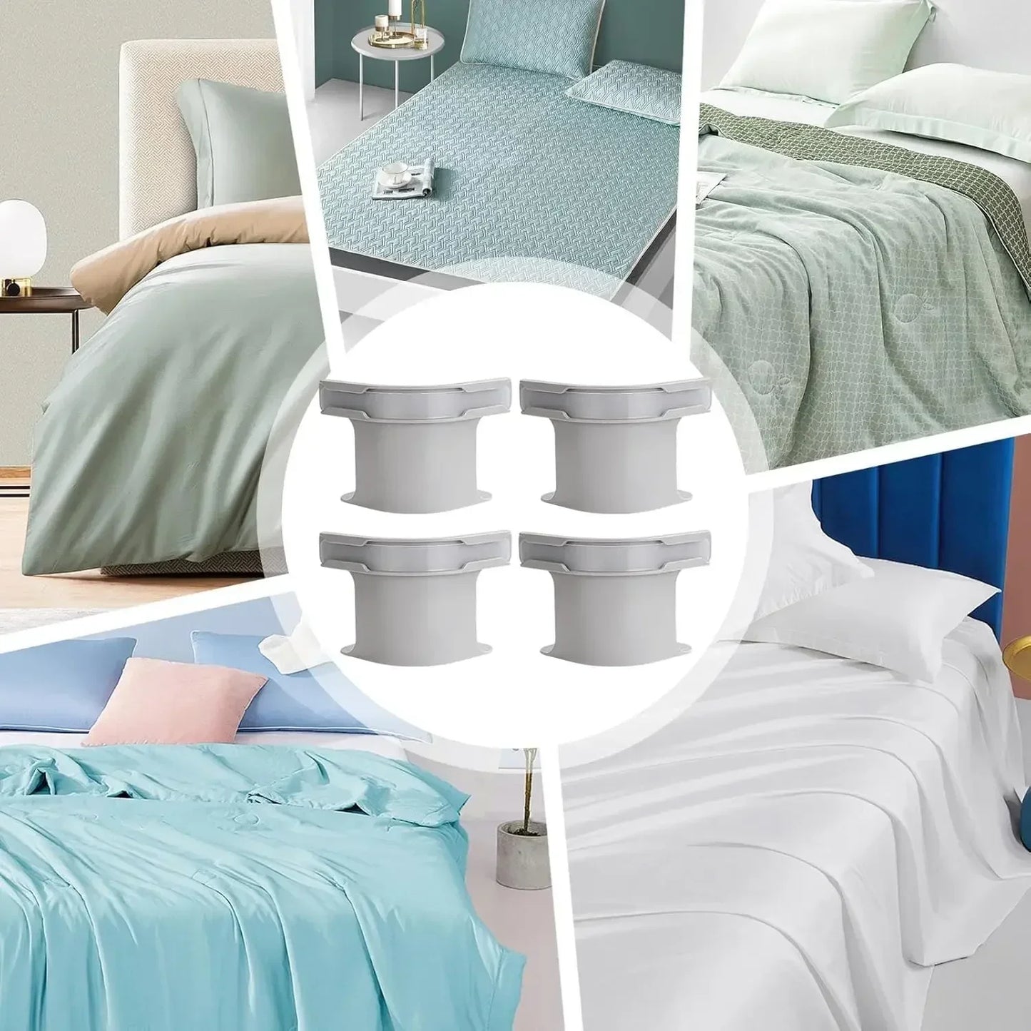 8 Pack Bed Lock Sheet Holders Fitted Sheet Clips Heavy Duty Mattress Size Compatible