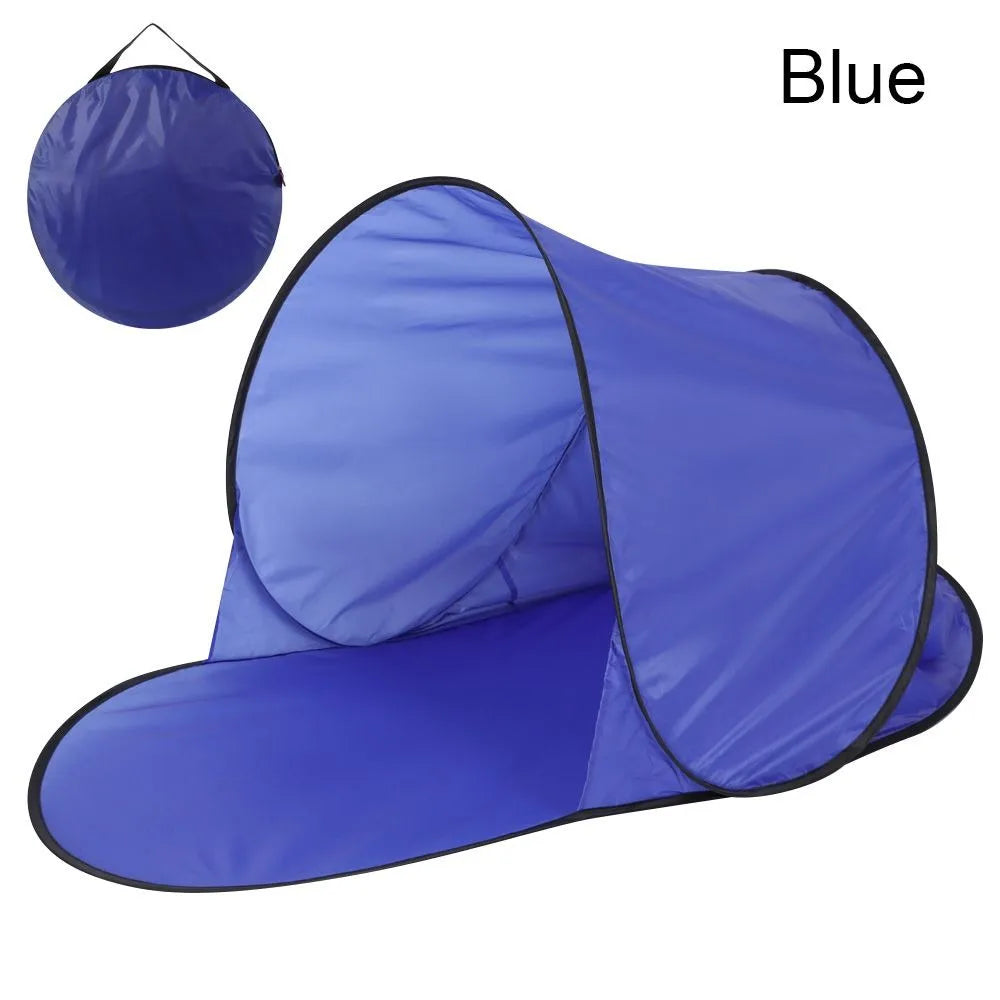 Outdoor Portable Pop Up Beach Tent Shade Sun Shelter UV Protection with UV Block Fabric