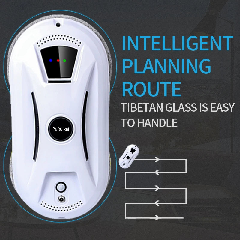 Ultra Thin Robot Vacuum Cleaner Window Cleaning Robot Electric Glass Limpiacristales Remote Control for Home