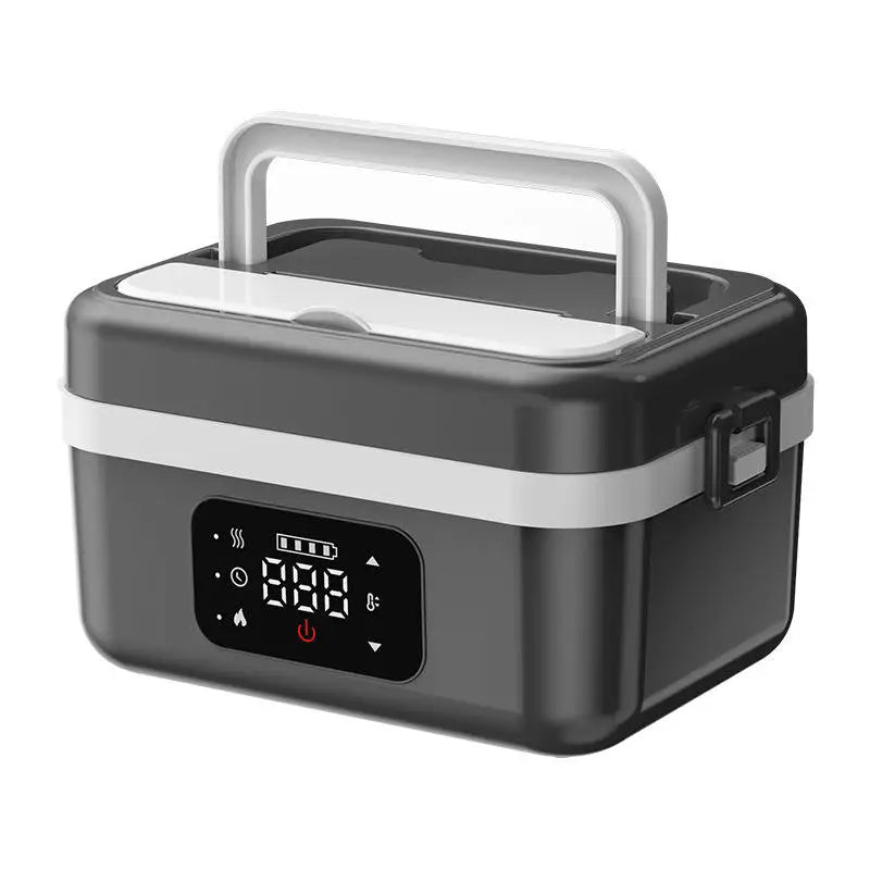 Wireless Insulated Lunch Box With 8000mAh Battery 60W 1L Stainless Steel