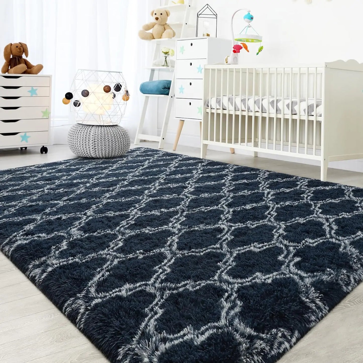 Large Shag Area Rugs Super Soft Plush Fluffy Carpets 5x7