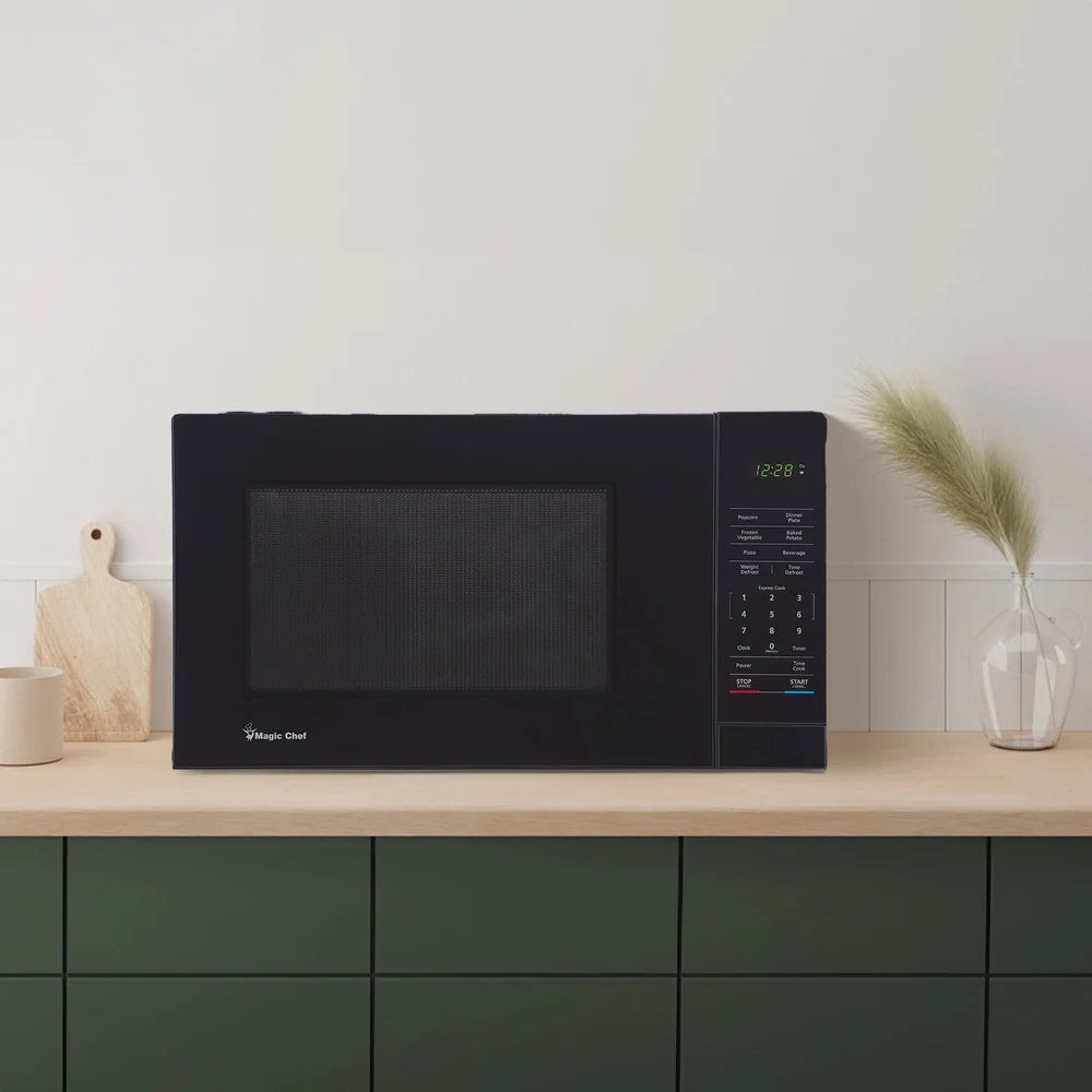 Countertop Microwave Oven 1000W 10 Power Levels 6 Settings
