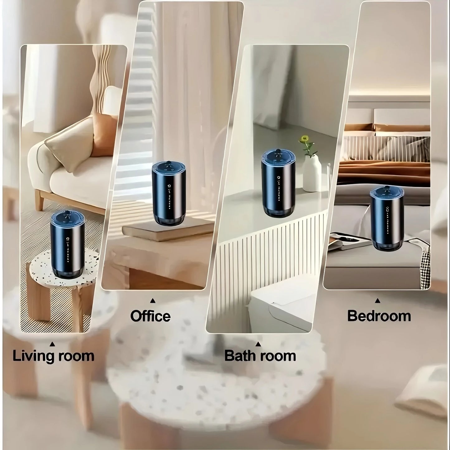 Smart Air Freshener with Projector Light USB Rechargeable Diffuser