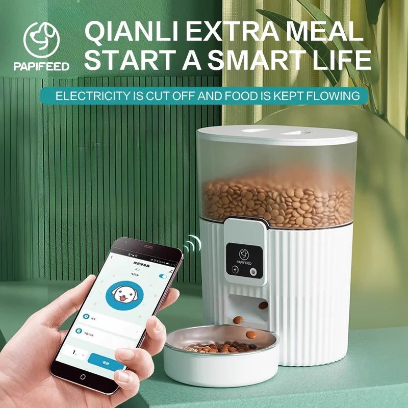 Automatic Feeder Dog Cat Fixed Feeding Dispenser Wifi Remote