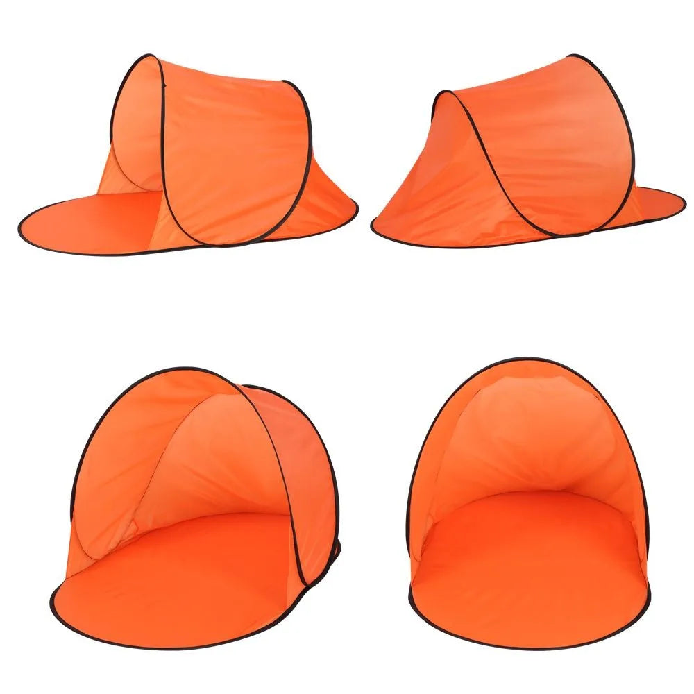 Outdoor Portable Pop Up Beach Tent Shade Sun Shelter UV Protection with UV Block Fabric