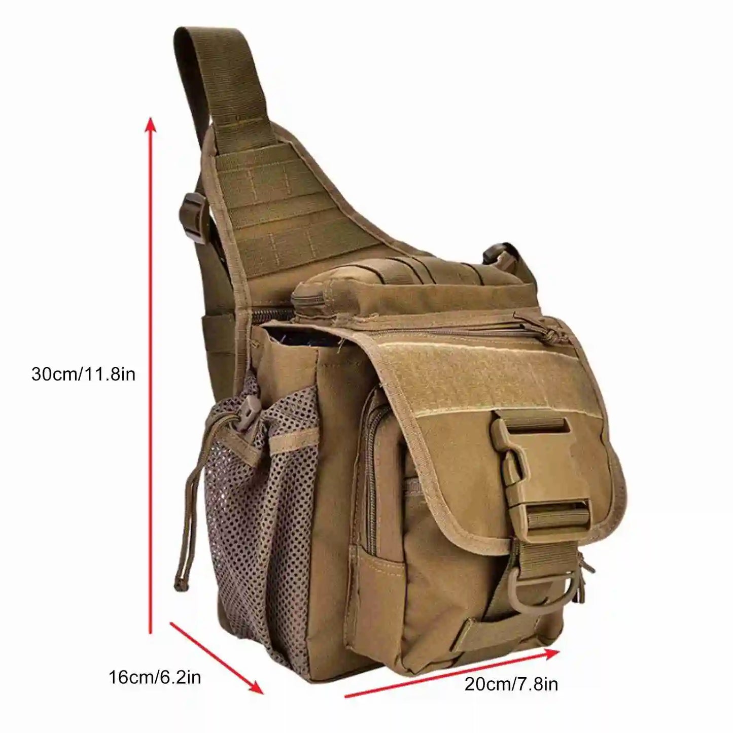 2025 New Men Military Chest Shoulder Bag for Outdoor Use