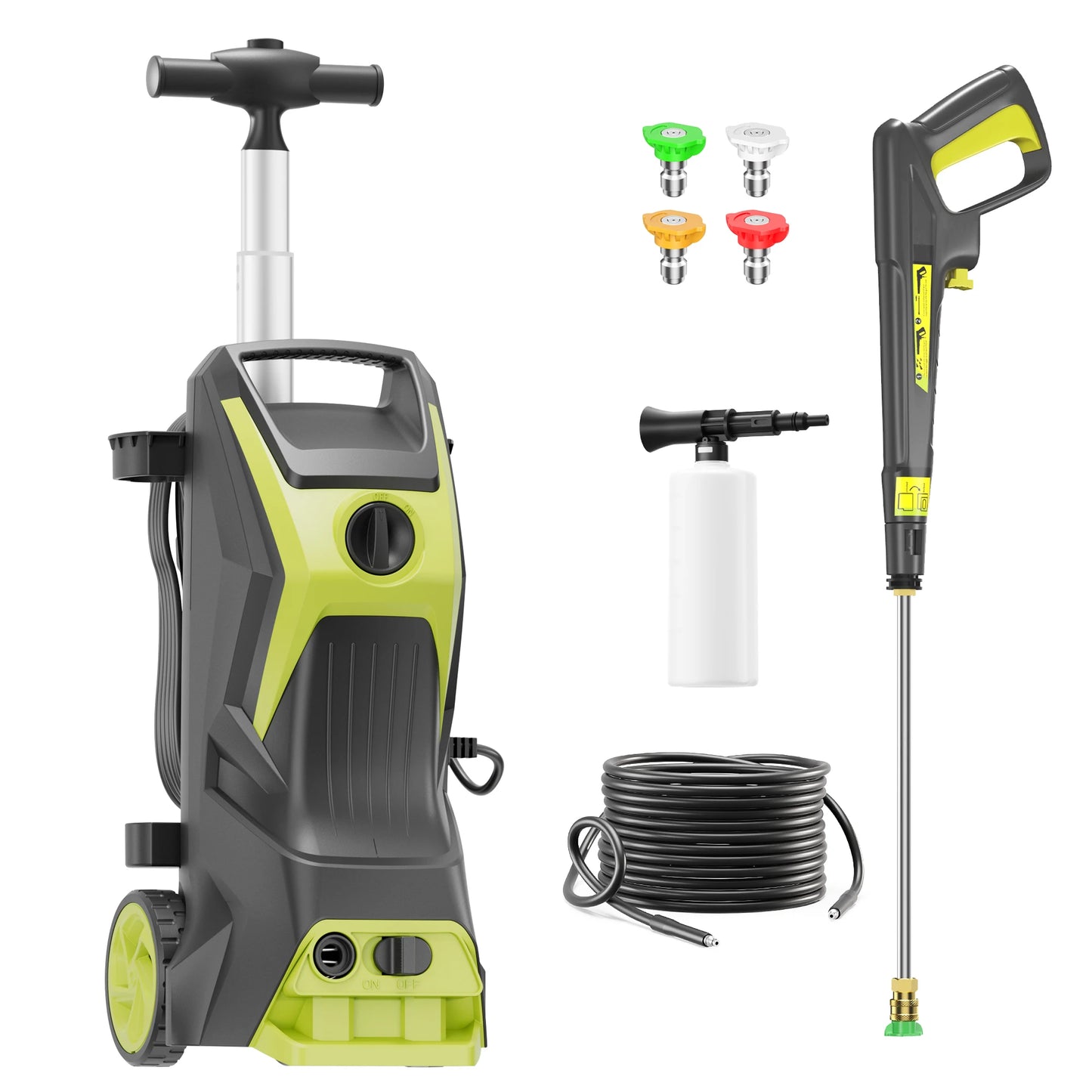Electric Pressure Washer 4800PSI-Max 3.2GPM Power Washer for Car, Floor, Garage