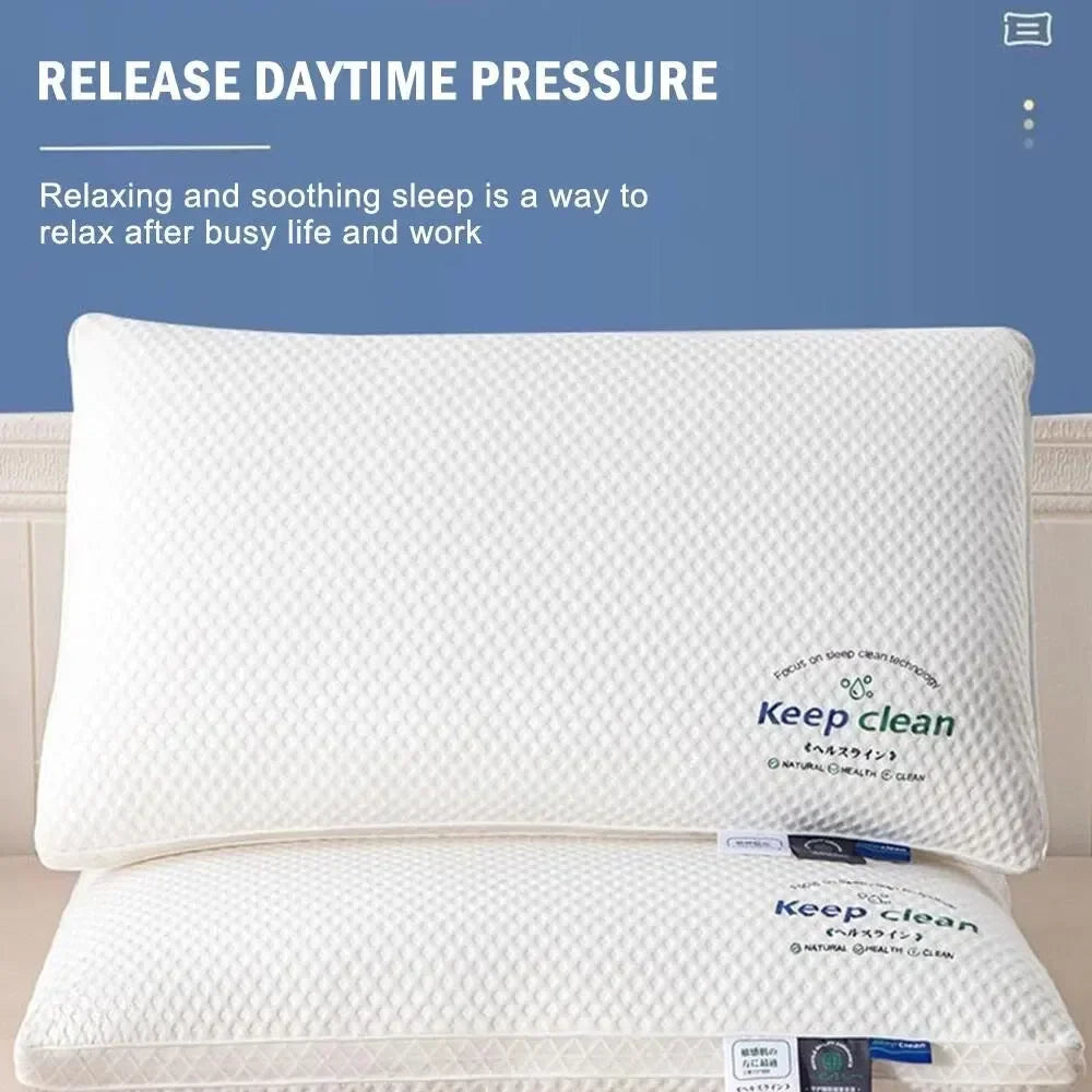 3D Neck Pillow with High Elasticity and Non Collapse for Hotel Home Bedding