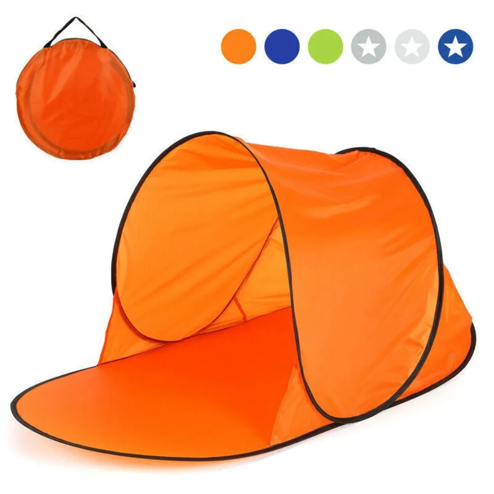 Outdoor Portable Pop Up Beach Tent Shade Sun Shelter UV Protection with UV Block Fabric