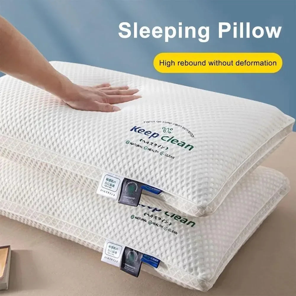 3D Neck Pillow with High Elasticity and Non Collapse for Hotel Home Bedding