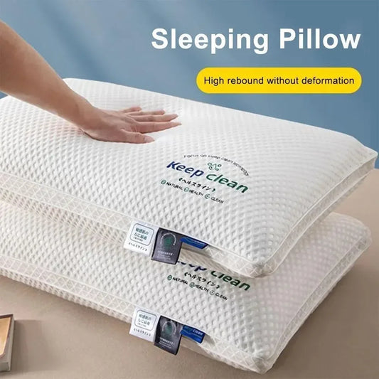3D Neck Pillow with High Elasticity and Non Collapse for Hotel Home Bedding