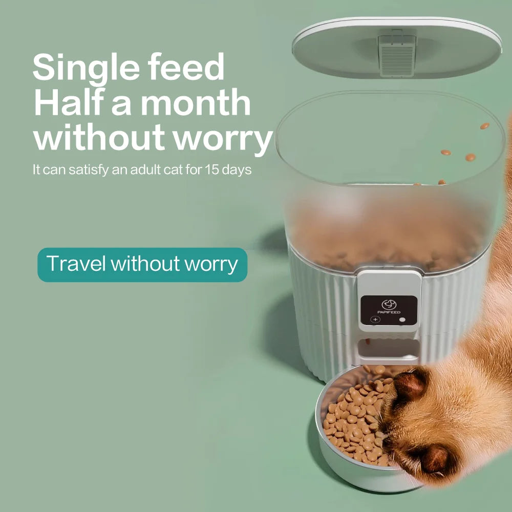 Automatic Feeder Dog Cat Fixed Feeding Dispenser Wifi Remote