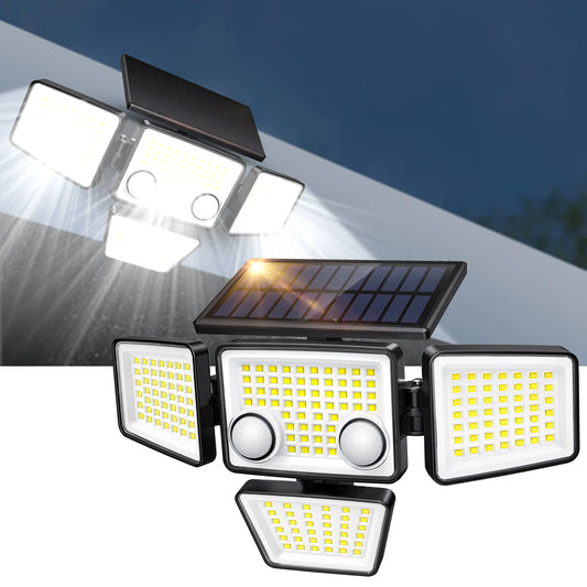 Solar Outdoor Lights - 3000LM 188 LED Motion Sensor