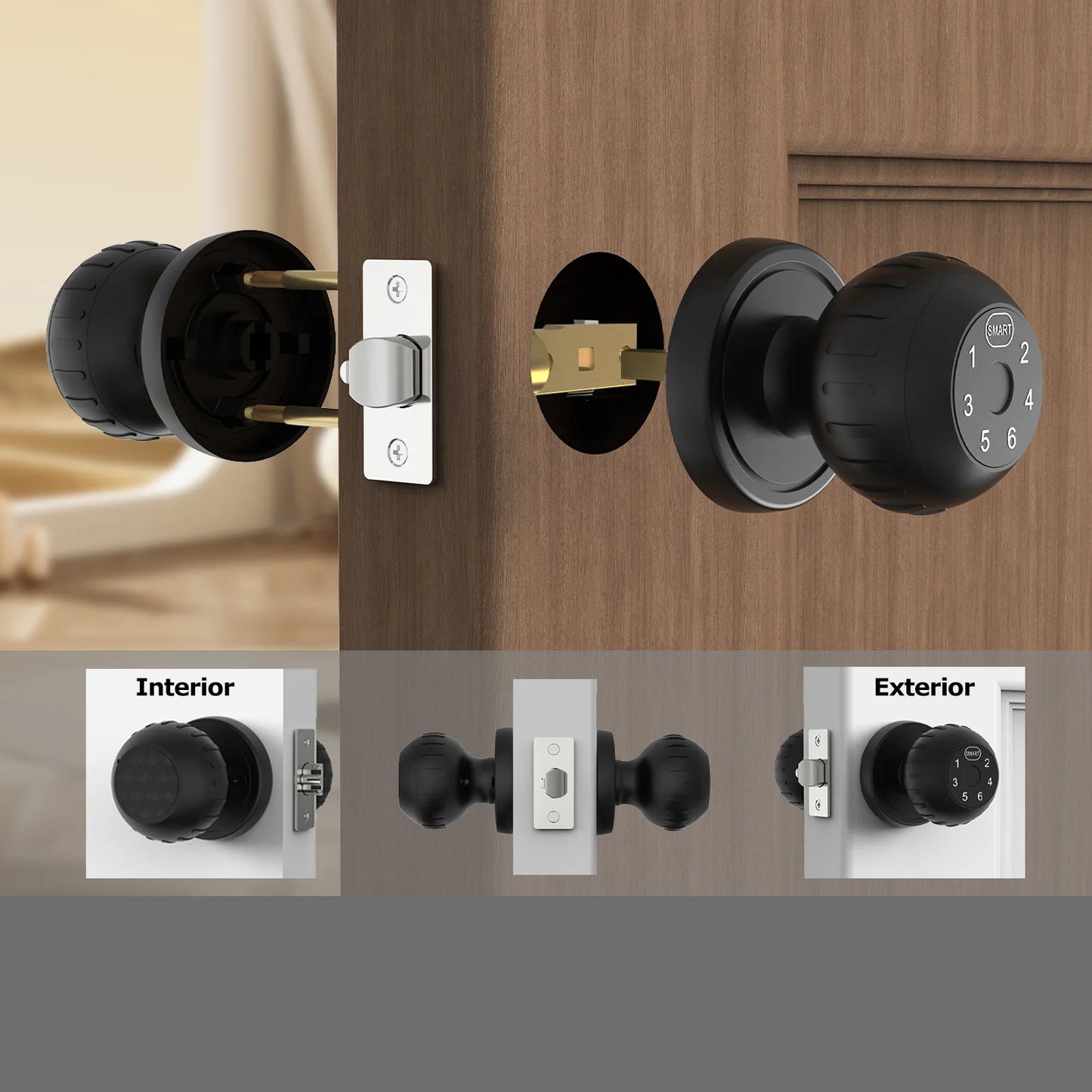 Smart Lock Fingerprint Door Lock App Remote Control System