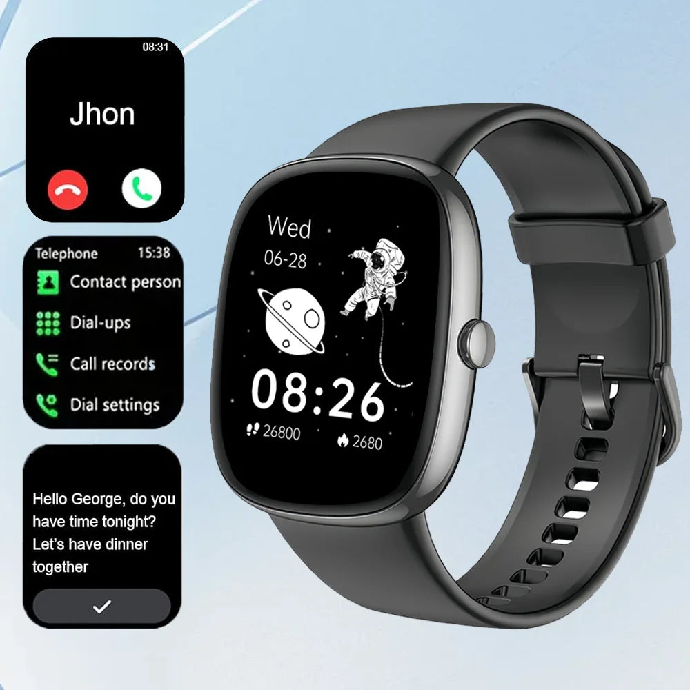 Smart Watches for Men Women Sleep Tracking 46mm 1.3oz Counter