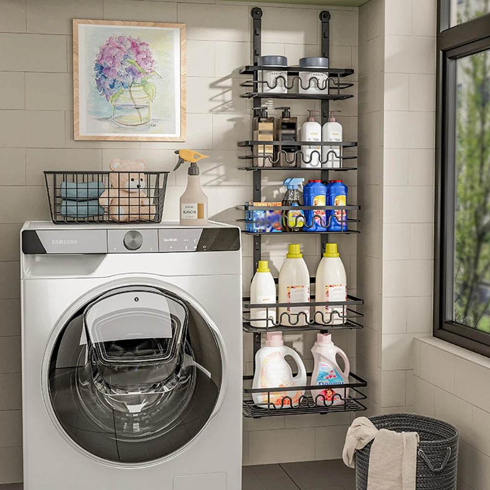 Over The Door Organizer, Wall Mounted Kitchen Bathroom Rack