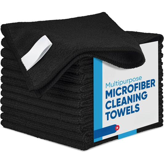 12 Pcs Thickened Microfiber Car Towels For Cleaning Drying Auto Detailing And Polishing 25x25cm Or 30x30cm