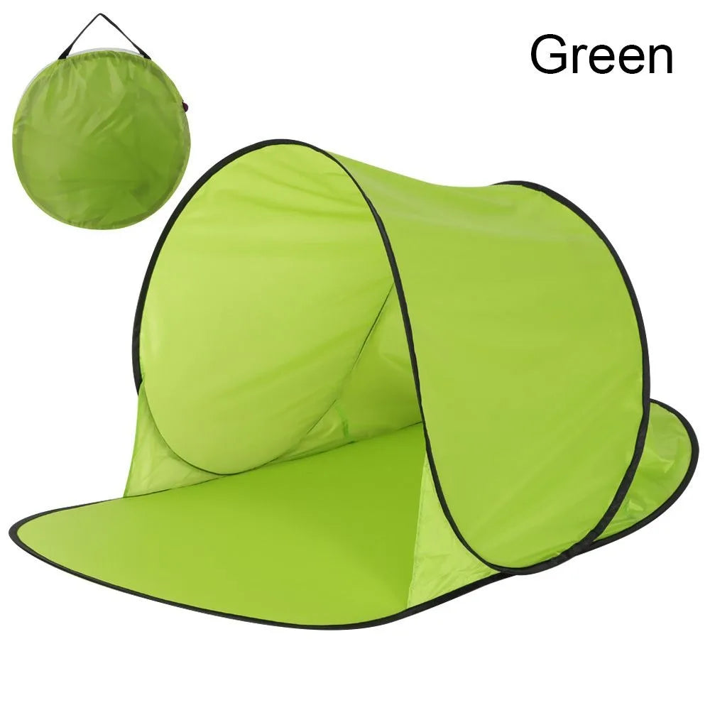 Outdoor Portable Pop Up Beach Tent Shade Sun Shelter UV Protection with UV Block Fabric