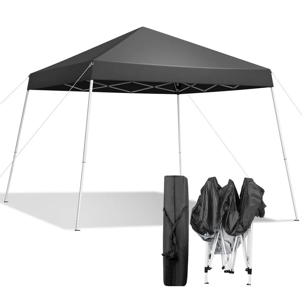 Pop Up Gazebo Canopy Tent with Waterproof Carry Bag for 3 to 4 Users Automatic Setup