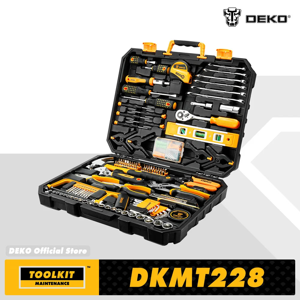 228Pcs Socket Wrench Combination Mixed Tool Storage Case