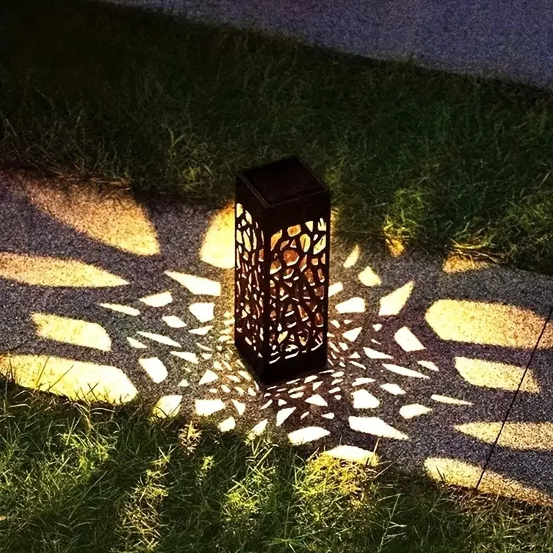 6PCS Solar Powered LED Garden Stake Lights Waterproof Decorative Lawn Lamps