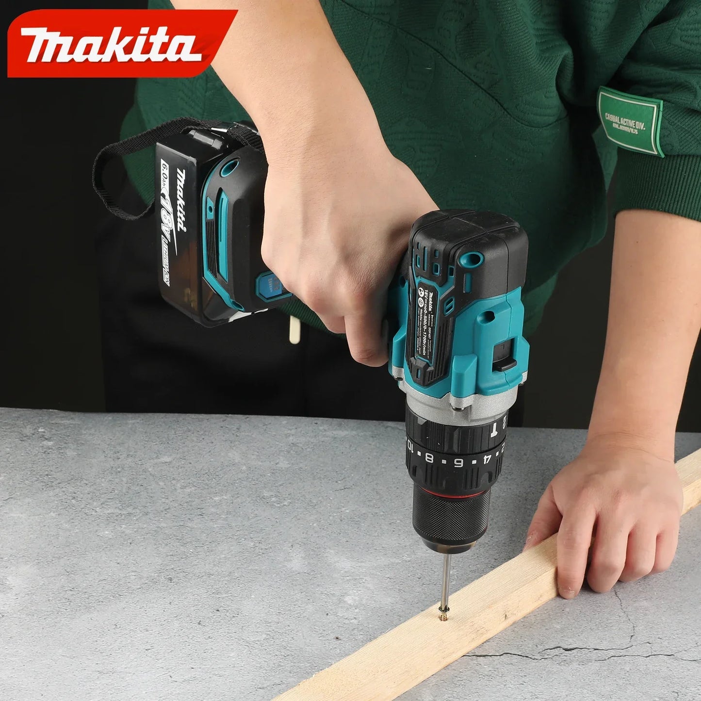 Makita DDF487 Brushless Cordless Drill Driver 13mm Tool