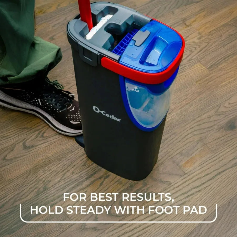 O-Cedar H2Pro Flat Mop System With Clean And Dirty Water Separation