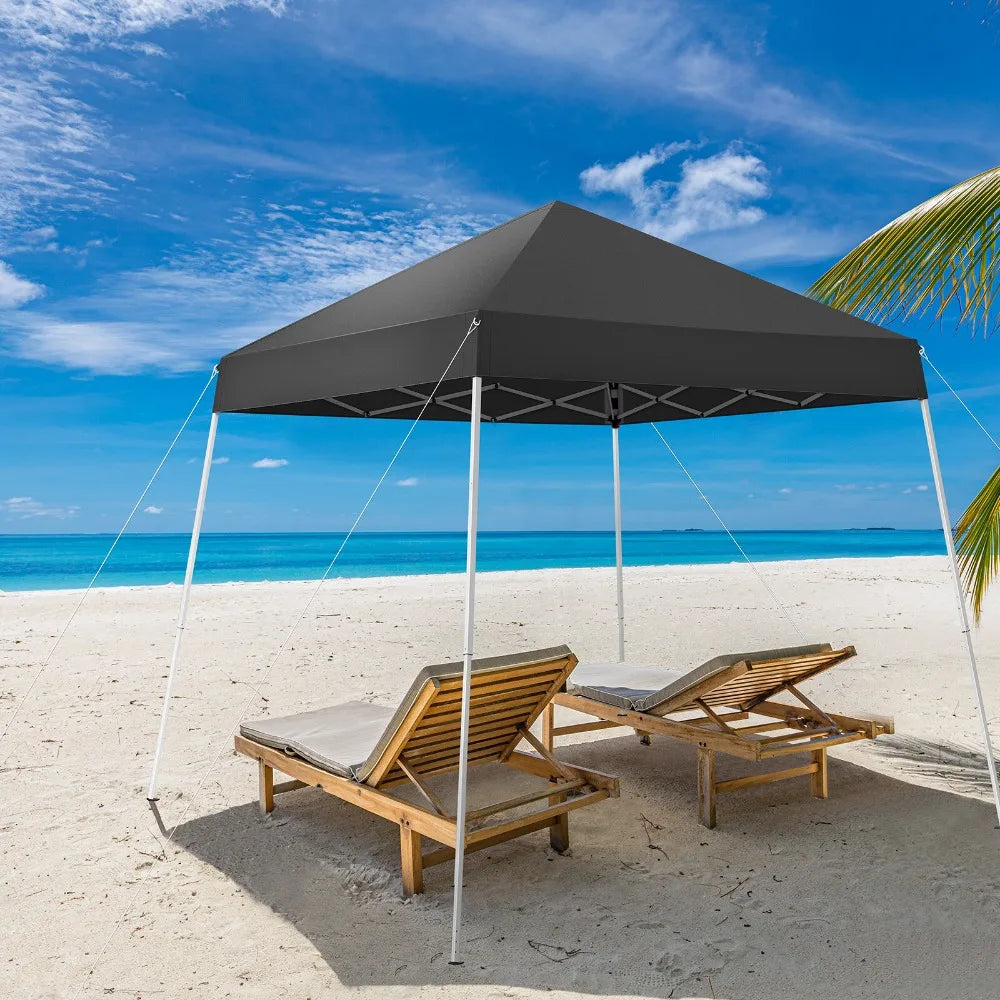 Pop Up Gazebo Canopy Tent with Waterproof Carry Bag for 3 to 4 Users Automatic Setup