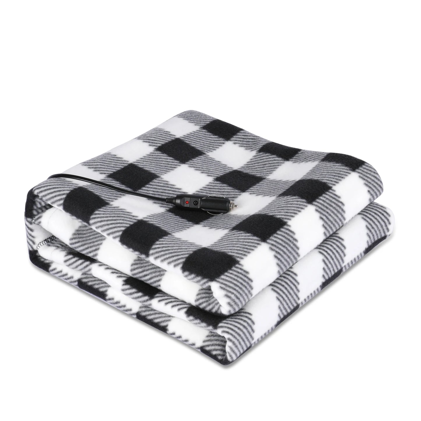 Electric Heated Blanket 12V Car Heating Cushion 150x108cm Portable Warmth for Home and Vehicle
