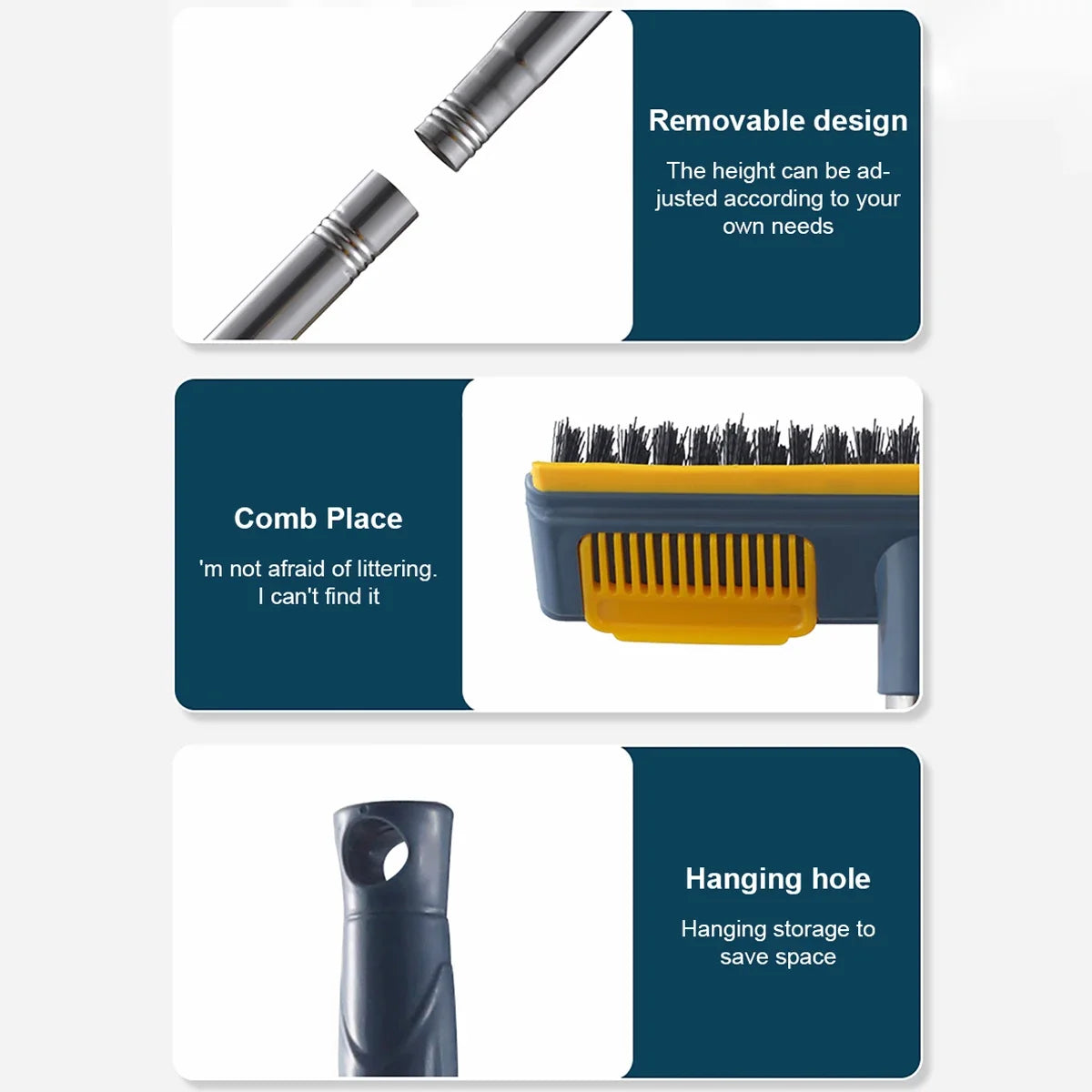 Floor Cleaning Brush for Bathroom, Windows, Wall Tile, Floor
