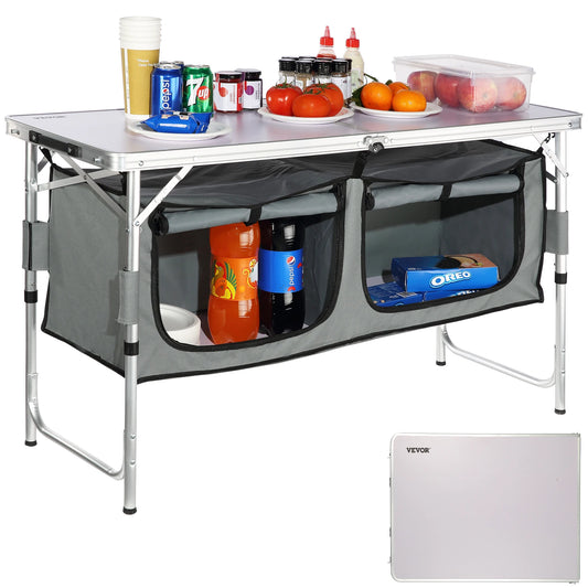 Camping Kitchen Table Quick set-up Folding Camping Table MDF