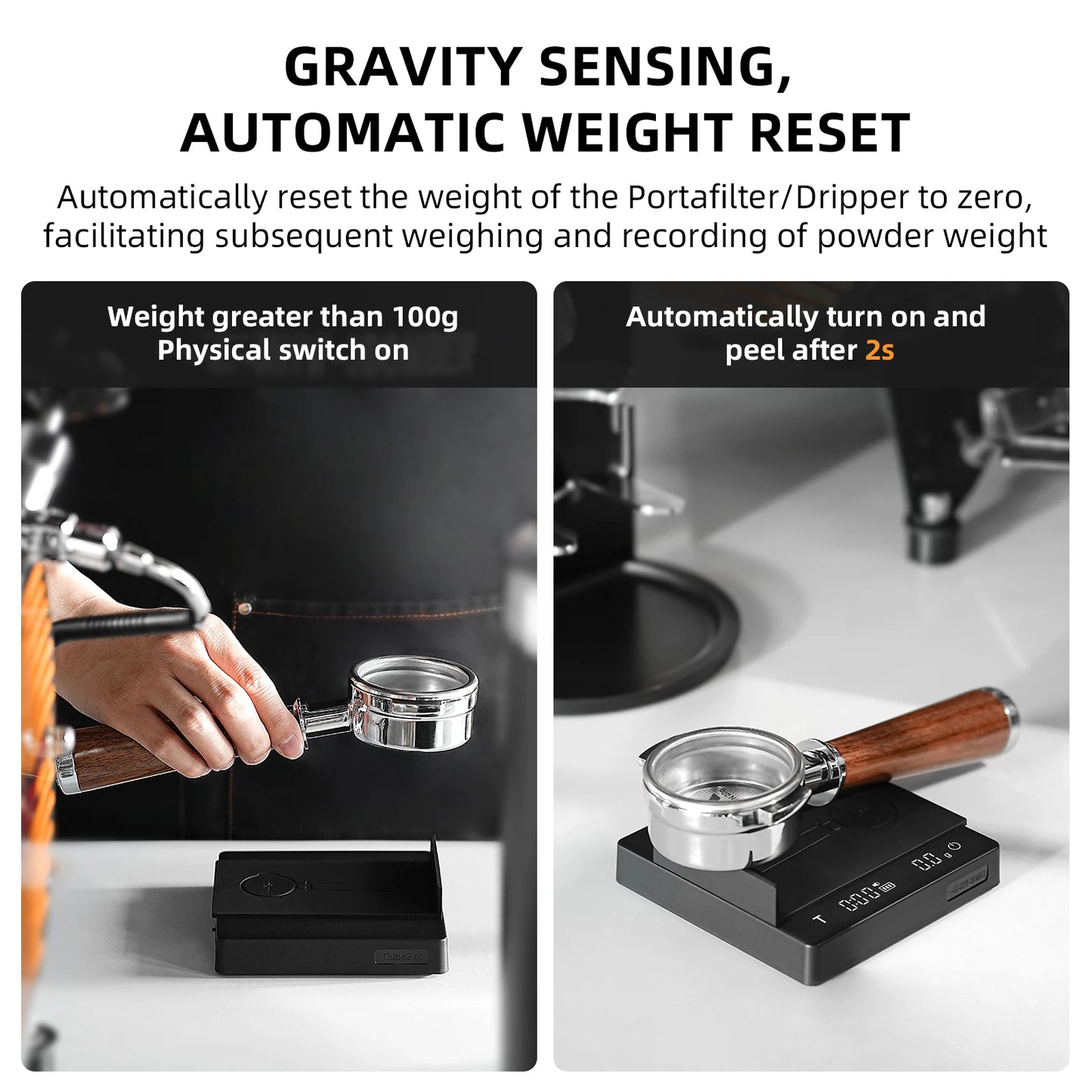 Digital Kitchen Coffee Scale High Precision Rechargeable