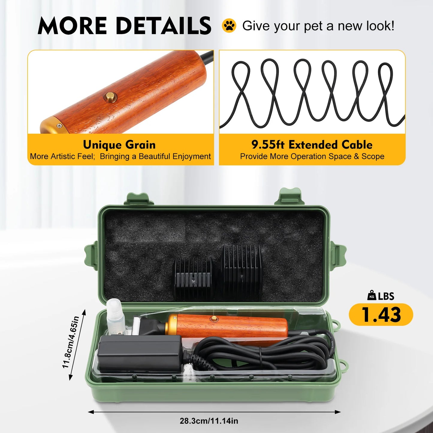 Electric Animal Clipper Shears for Wool and Dogs