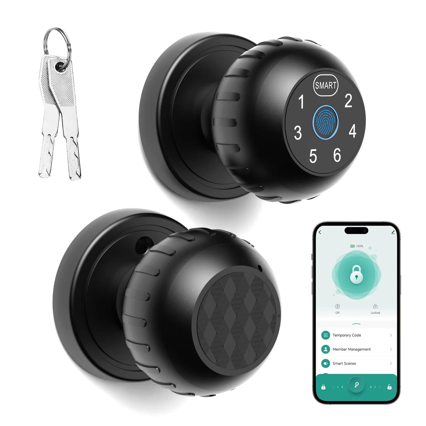 Smart Lock Fingerprint Door Lock App Remote Control System