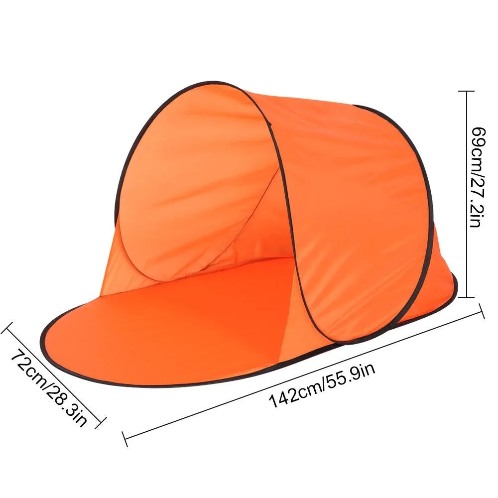Outdoor Portable Pop Up Beach Tent Shade Sun Shelter UV Protection with UV Block Fabric