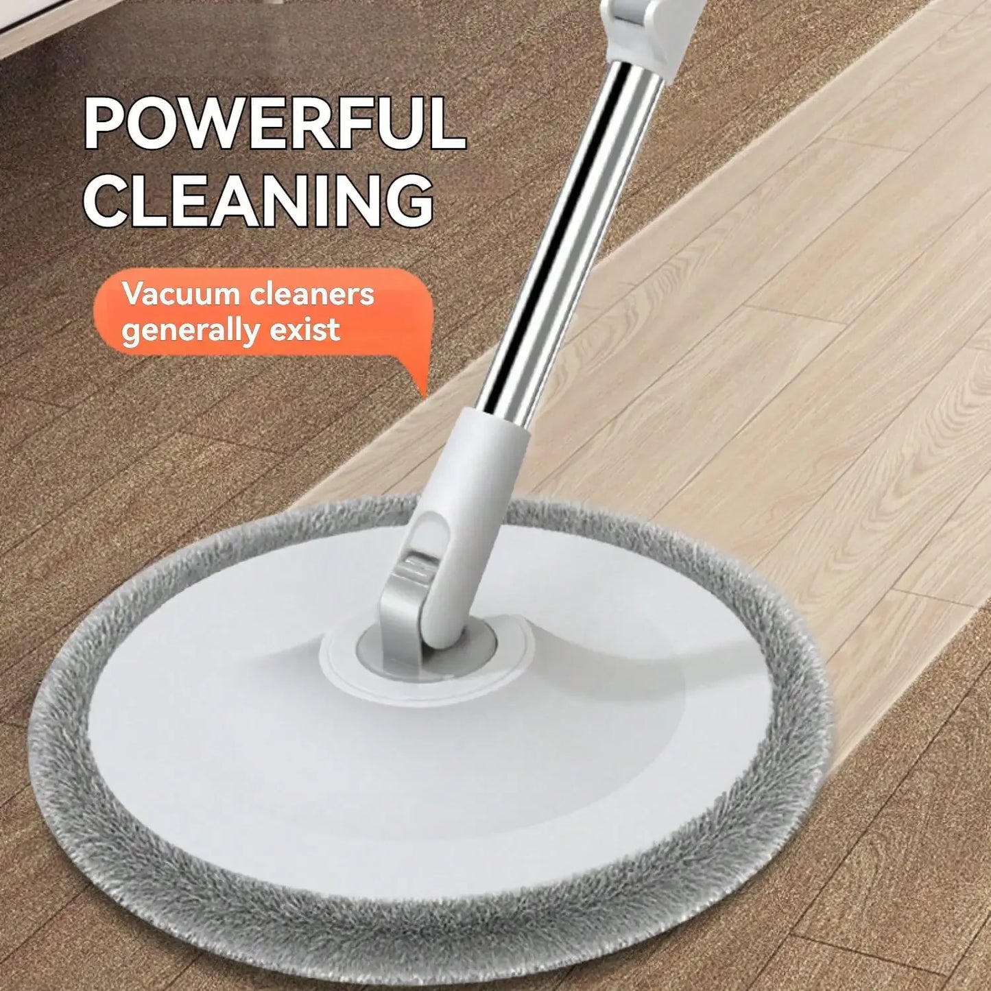 Lazy Hands-free Washing Sewage Separation Mop Microfiber Set