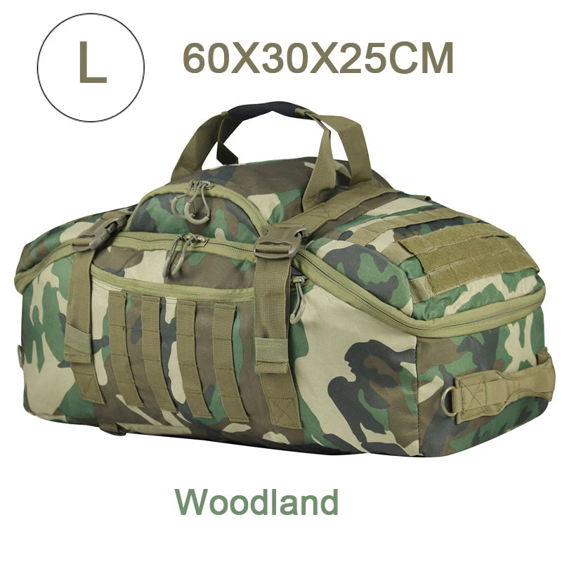 LQARMY Outdoor Mountaineering Duffel Bag 30L 50L 80L