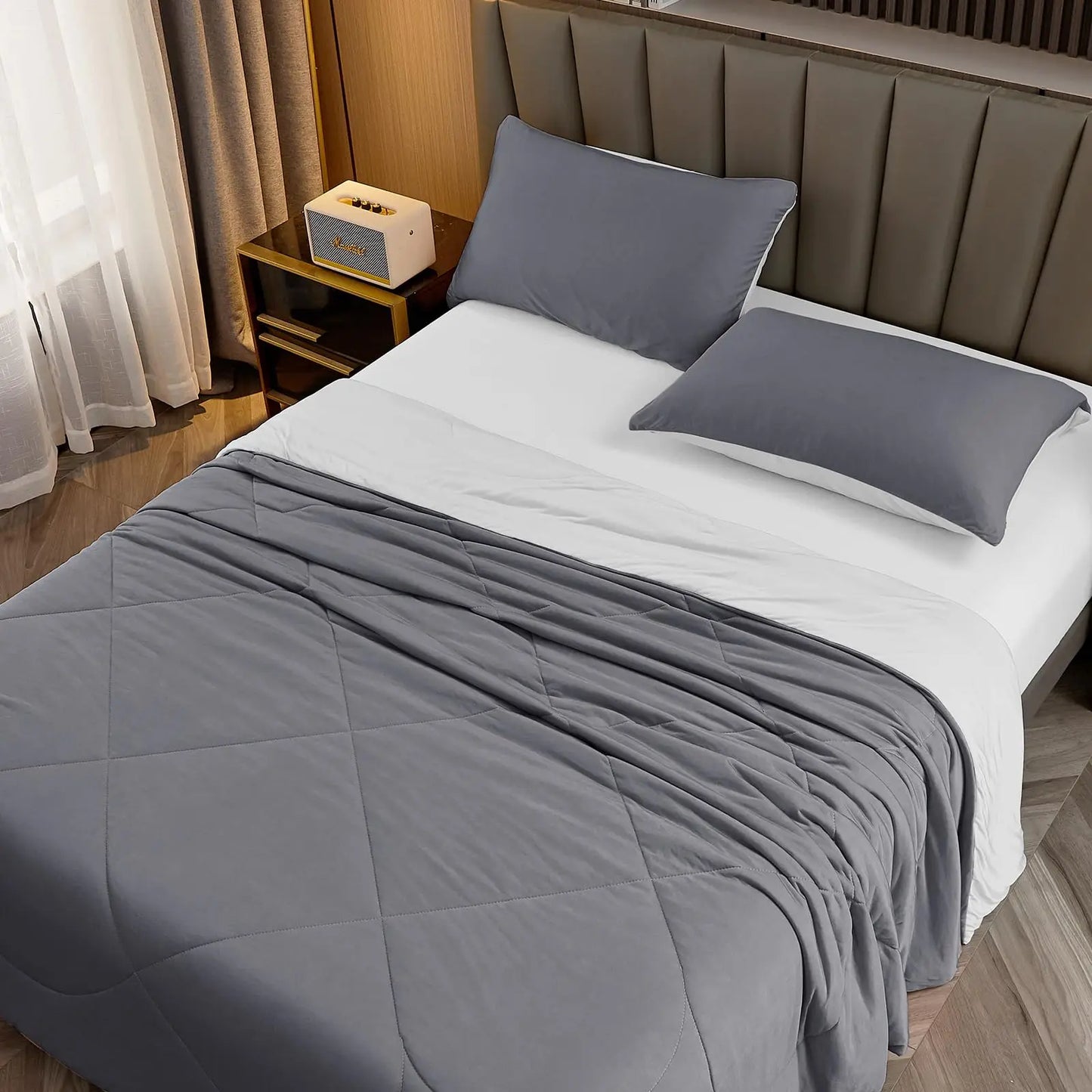 One Cool Comforter Double-Sided Cold Technology Fabric Cool Blanket for Night Sweats