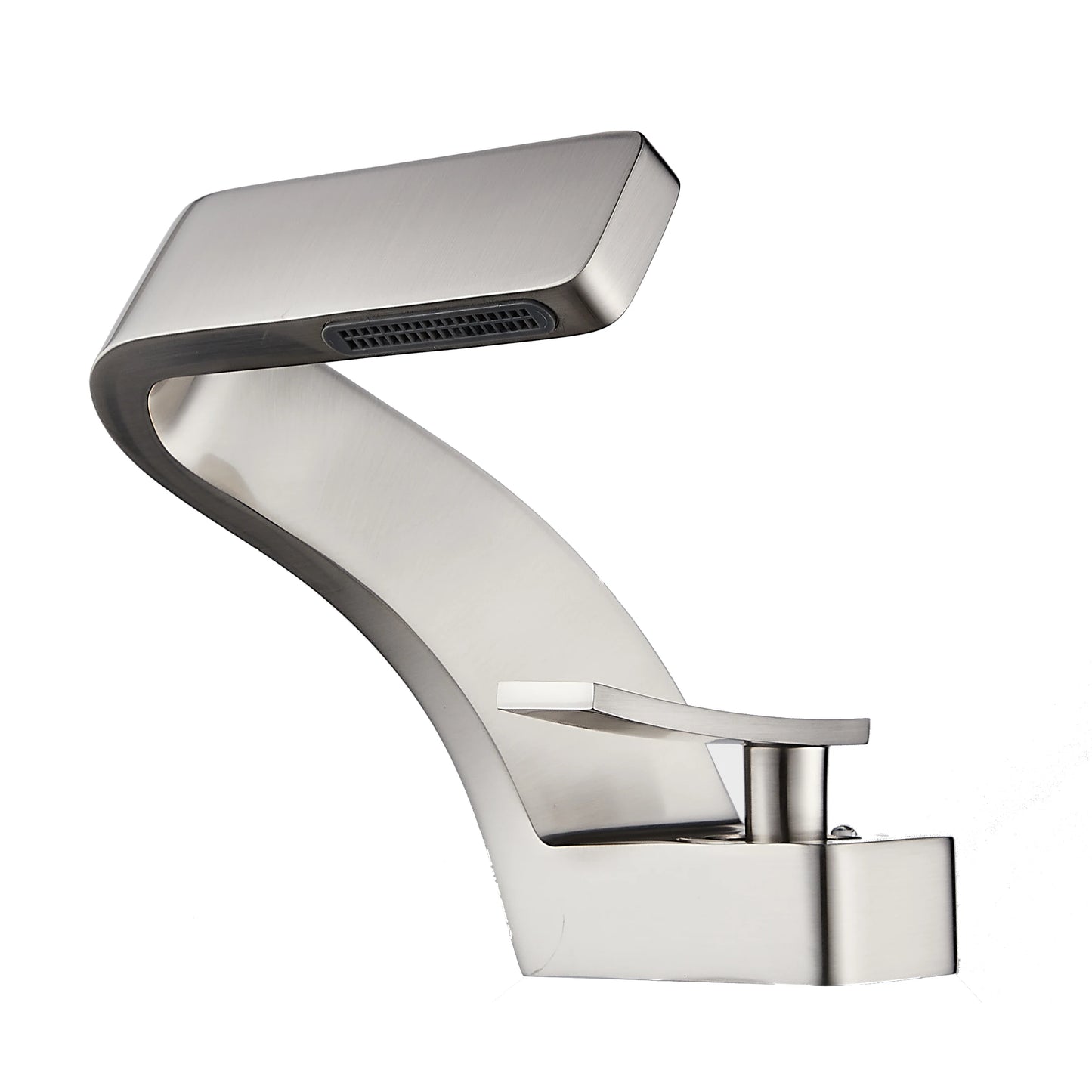 Brass Black Bathroom Basin Faucet Single Hole Hot And Cold Tap