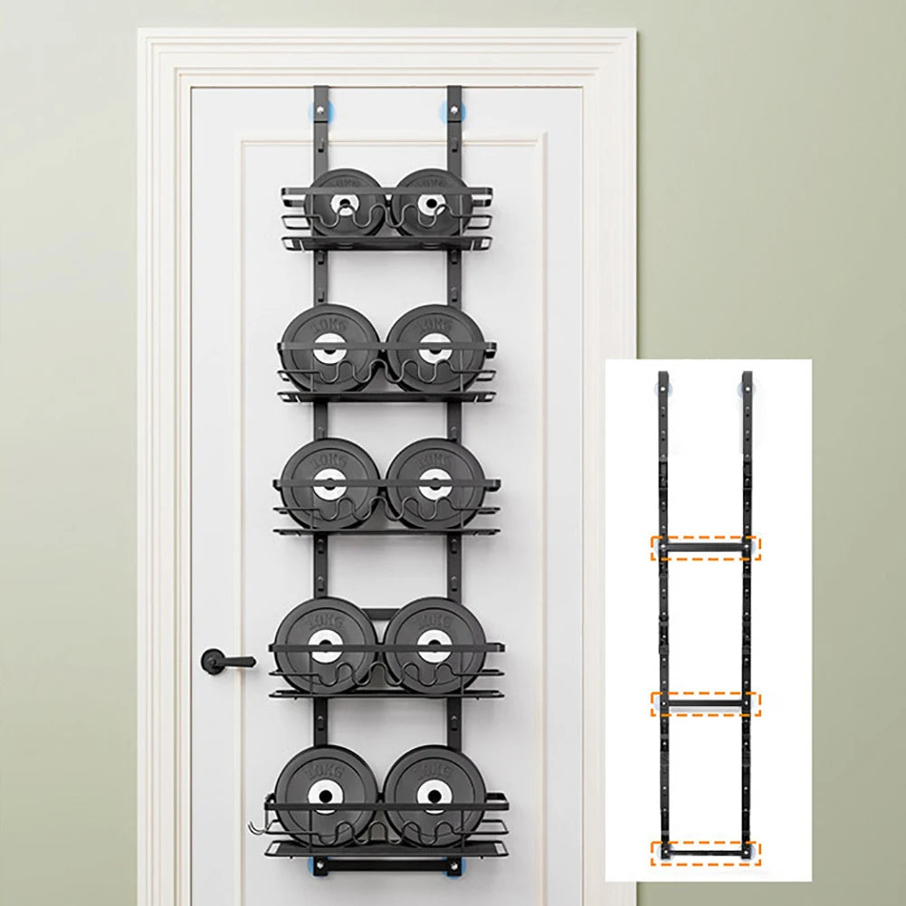 Over The Door Organizer, Wall Mounted Kitchen Bathroom Rack