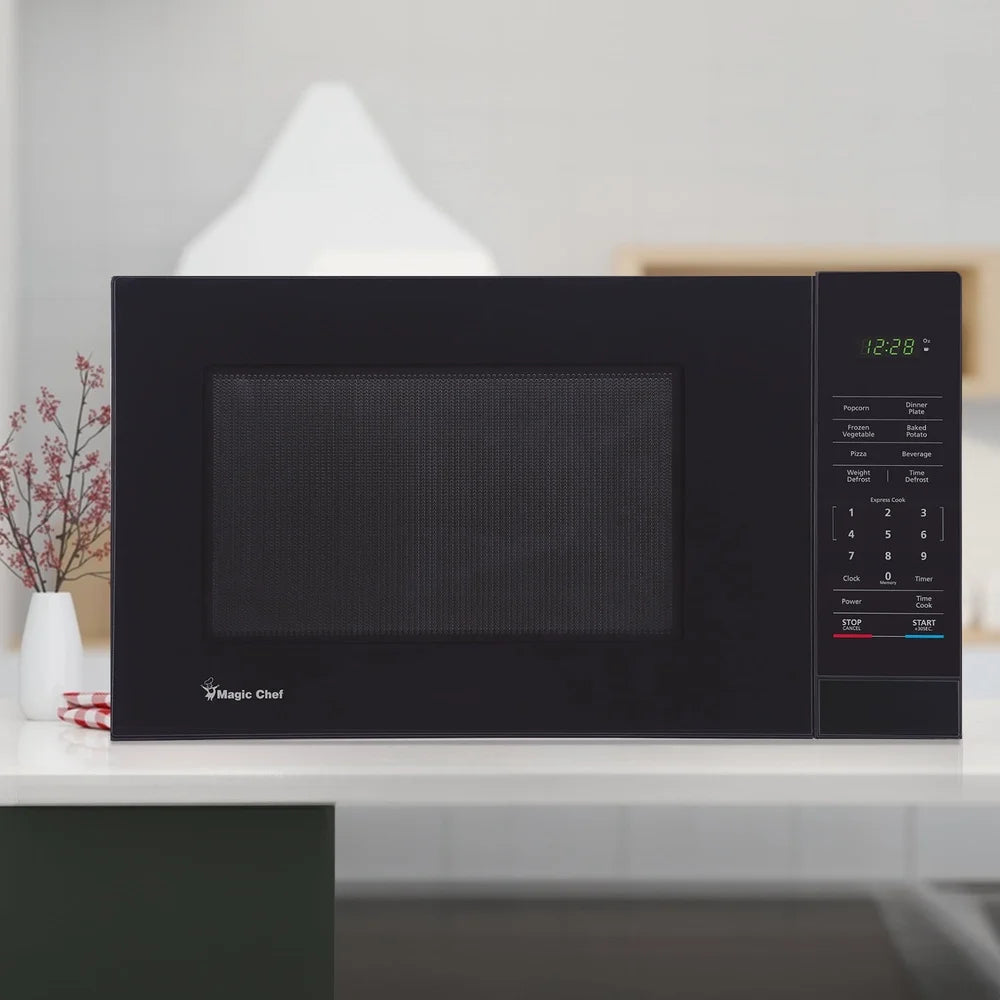 Countertop Microwave Oven 1000W 10 Power Levels 6 Settings