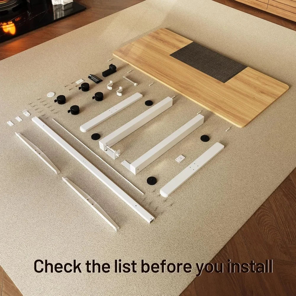 Electric Standing Desk 55 Inch Height Adjustable Ergonomic